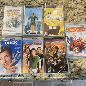 Lot of PSP movies and game